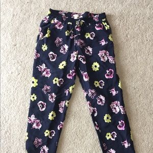 J crew floral pants
